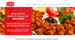 Desktop Screenshot of cigkofte.com.tr